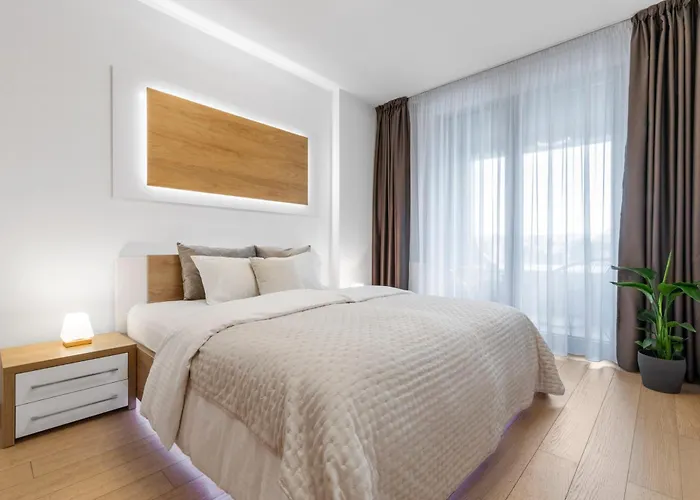 Skypark Spacious Free Parking Apartmán *